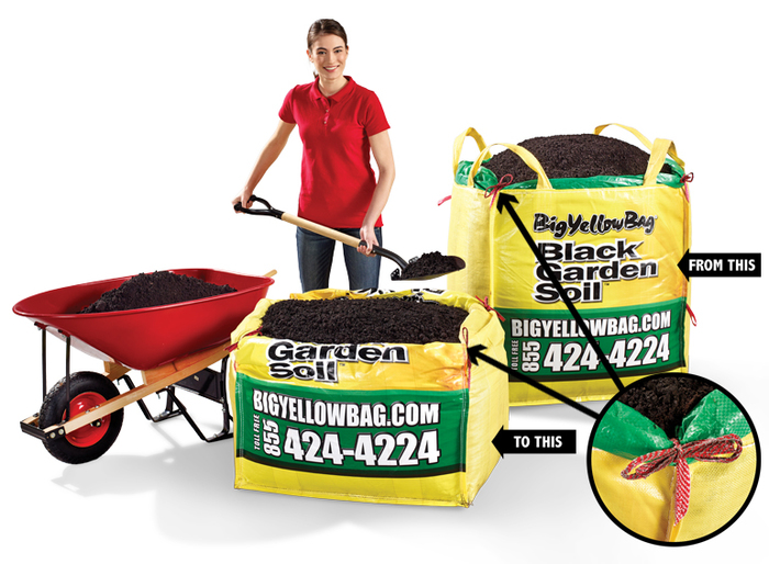 Soil Delivery Garden Soil Topsoil Big Yellow Bag